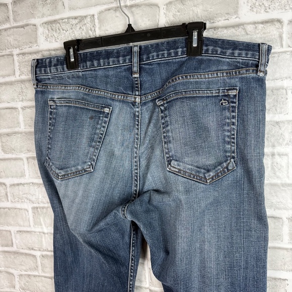 rag & bone New York Standard Issue Slim Leg Distressed Denim Jeans Mens 38 x 32 - Picture 4 of 12